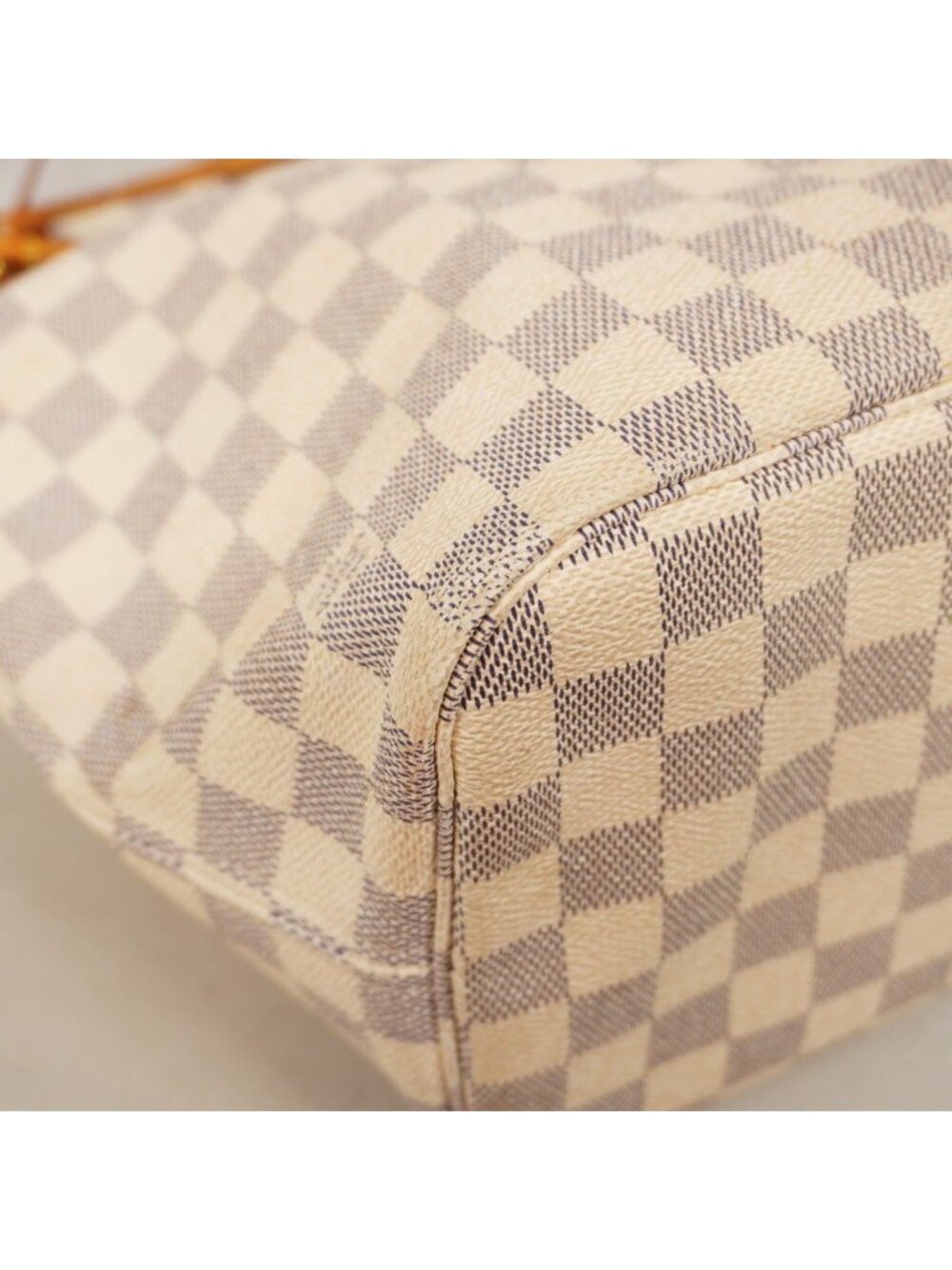 Louis Vuitton Tote Damier Azur Neverfull MM White - Picture 6 of 10